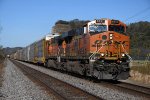 Vehicle train races east